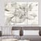 Designart - Indigold Grey Peonies III - Farmhouse Canvas Artwork